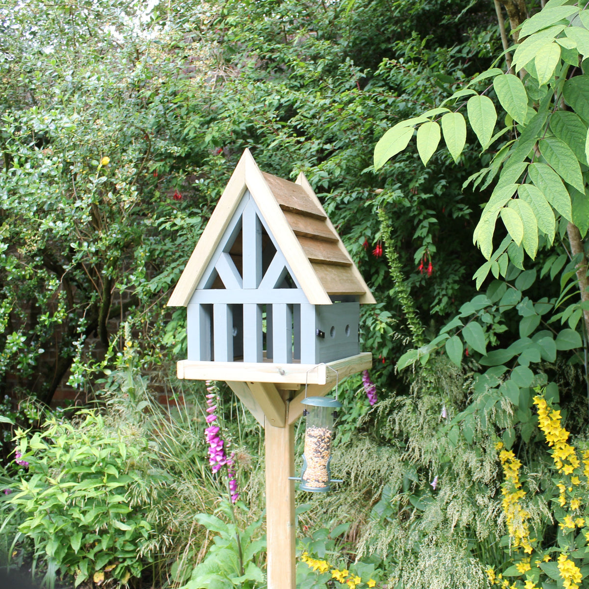 Churnet Valley Bird Table - Pigeon Proof