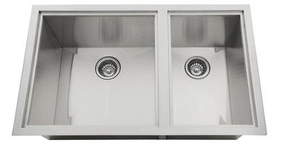 Sunstone Double Basin Sink with Covers