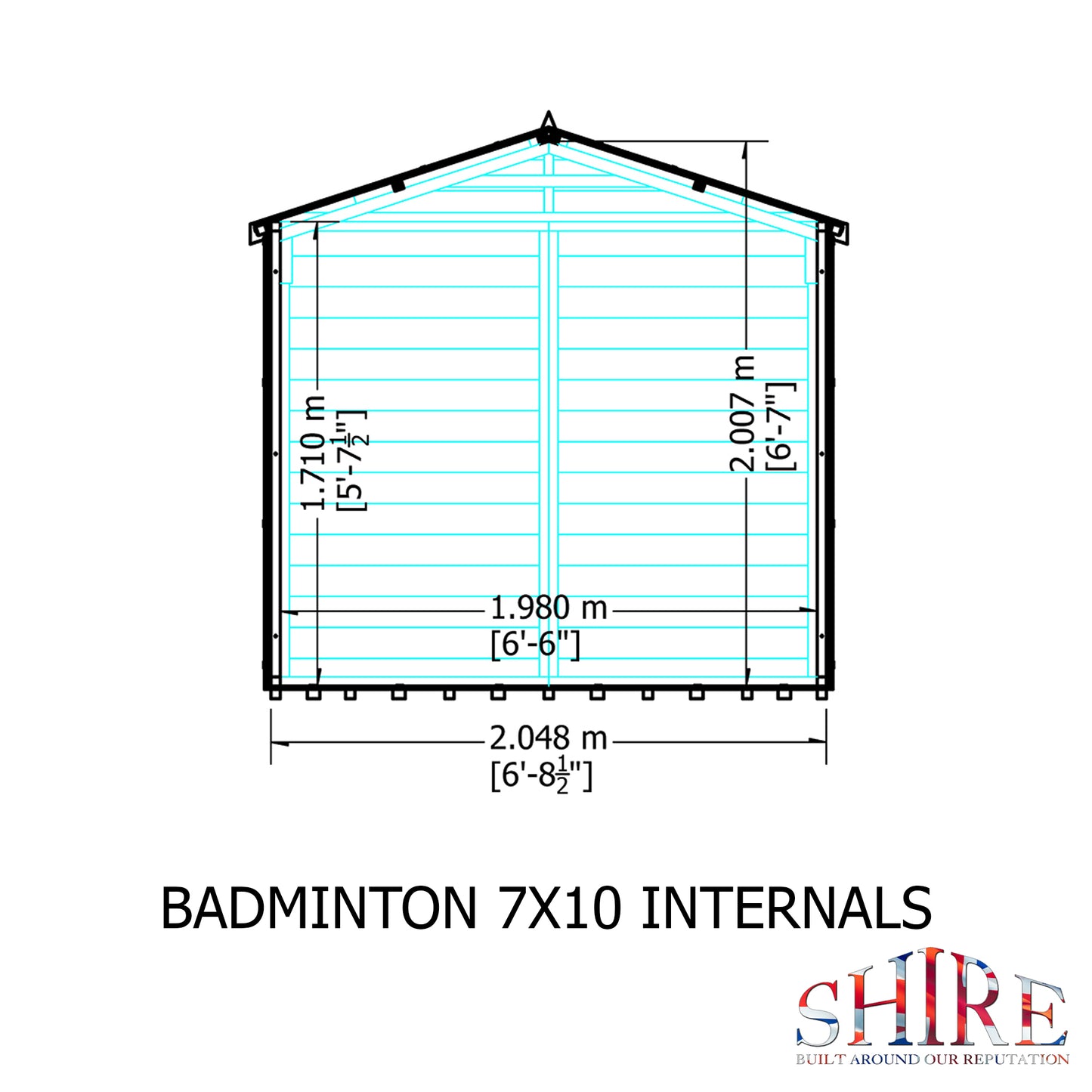 Shire Badminton 7 x 10