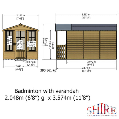 Shire Badminton & Verandah 7x 10