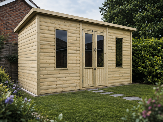 Churnet Valley Bakewell 12X10 Summerhouse (Pent Roof)