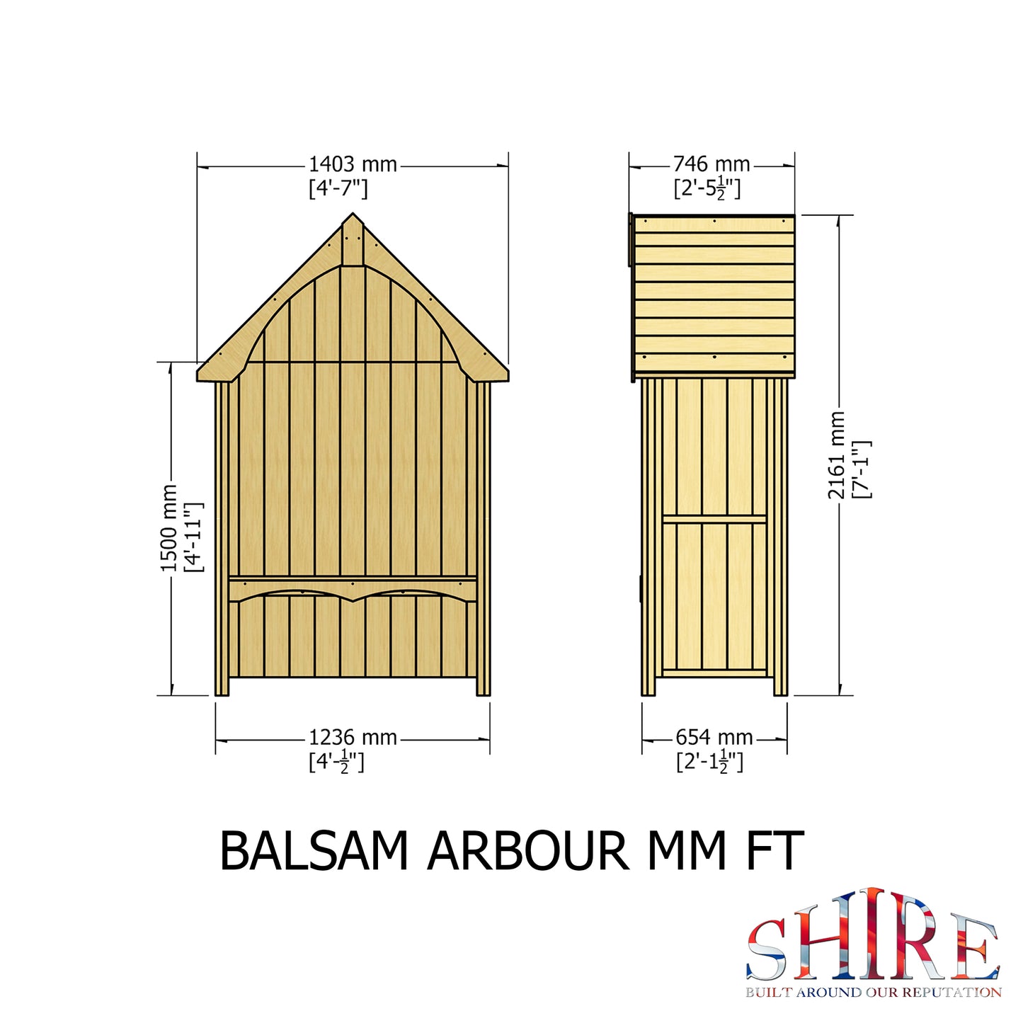 Shire Balsam Pressure treated