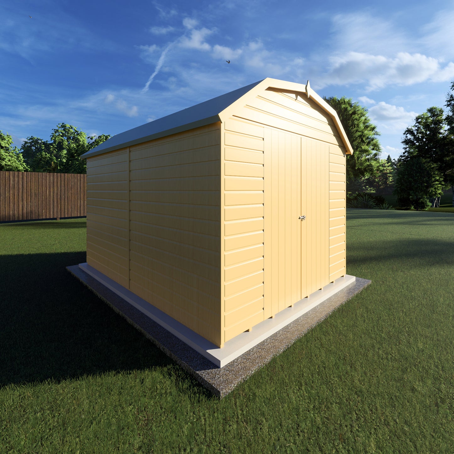 Shire Barn 10x8 Double Door Loglap