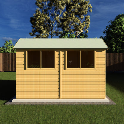 Shire Barn 10x8 Double Door Loglap