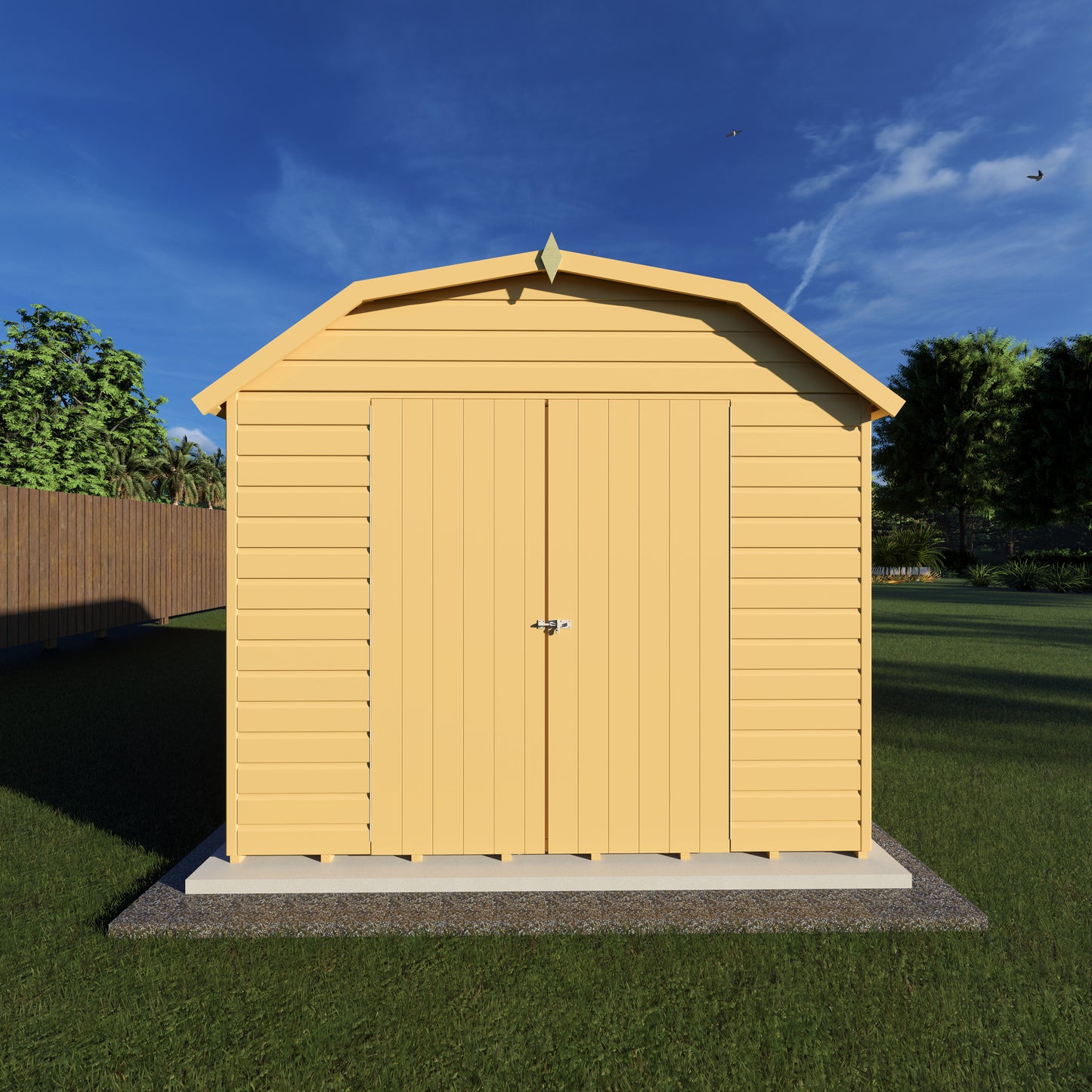 Shire Barn 10x8 Double Door Loglap