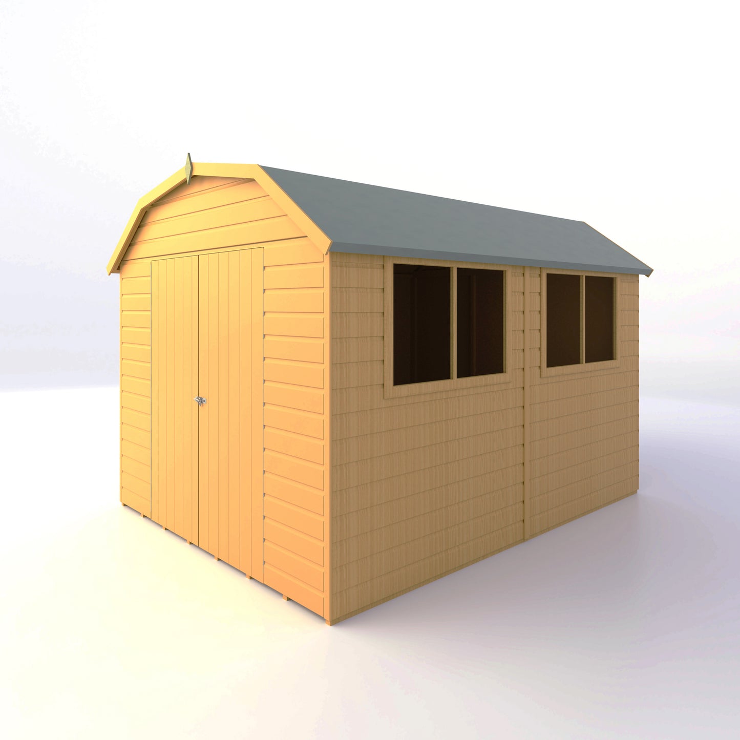 Shire Barn 10x8 Double Door Loglap