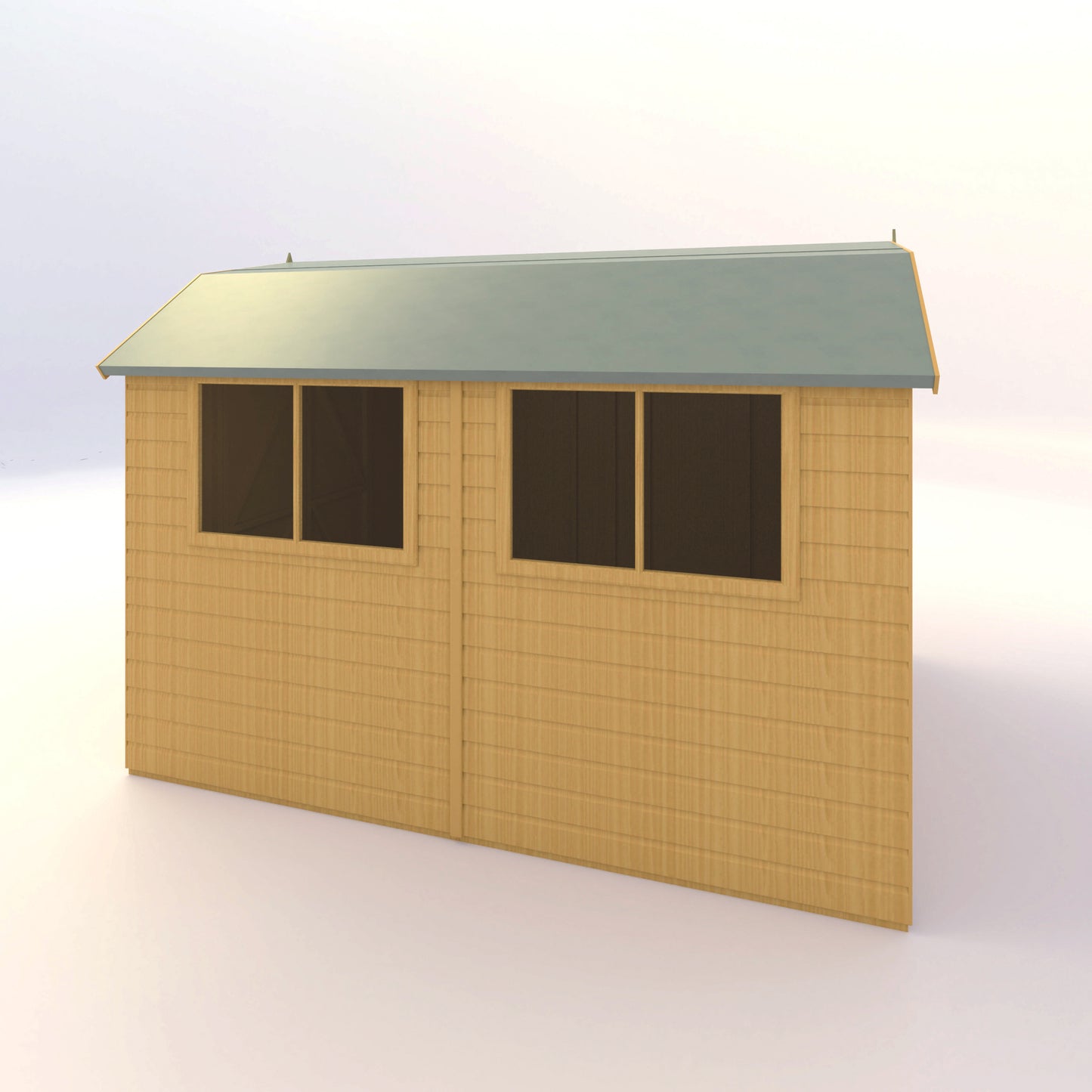 Shire Barn 10x8 Double Door Loglap