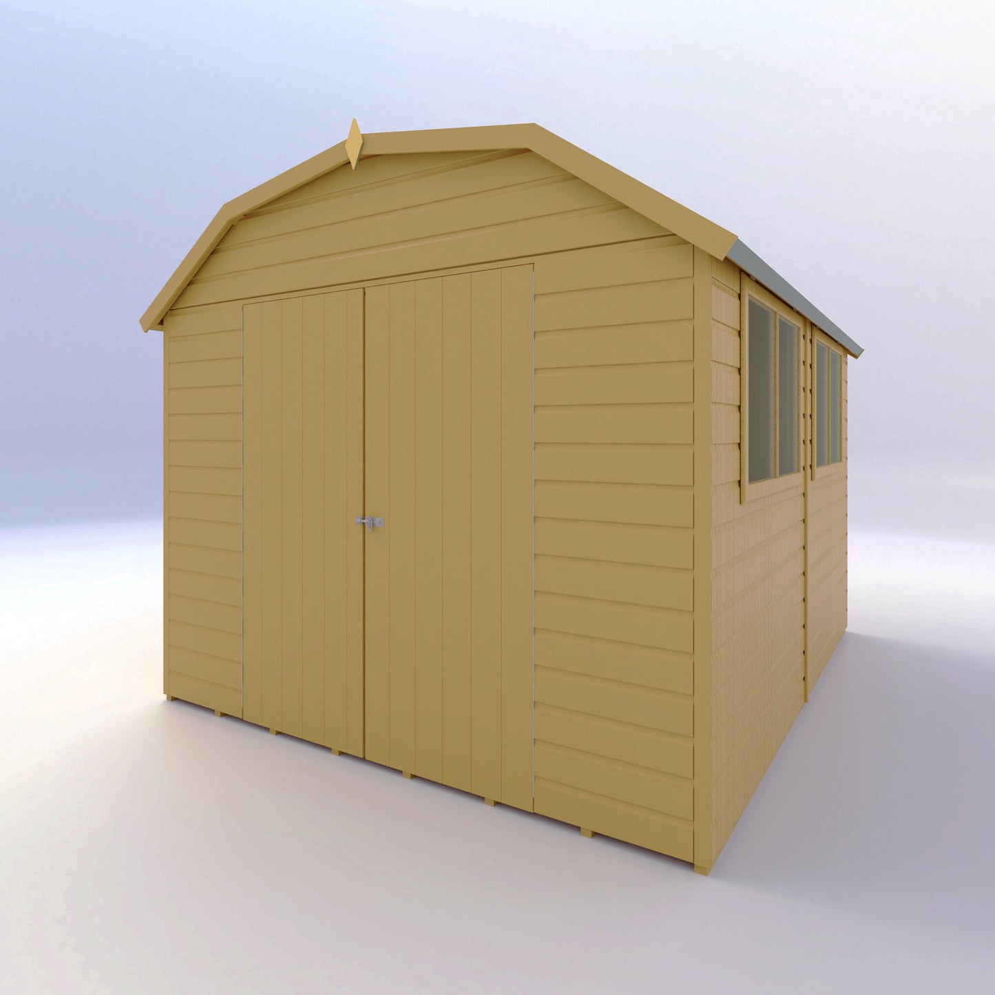 Shire Barn 10x8 Double Door Loglap