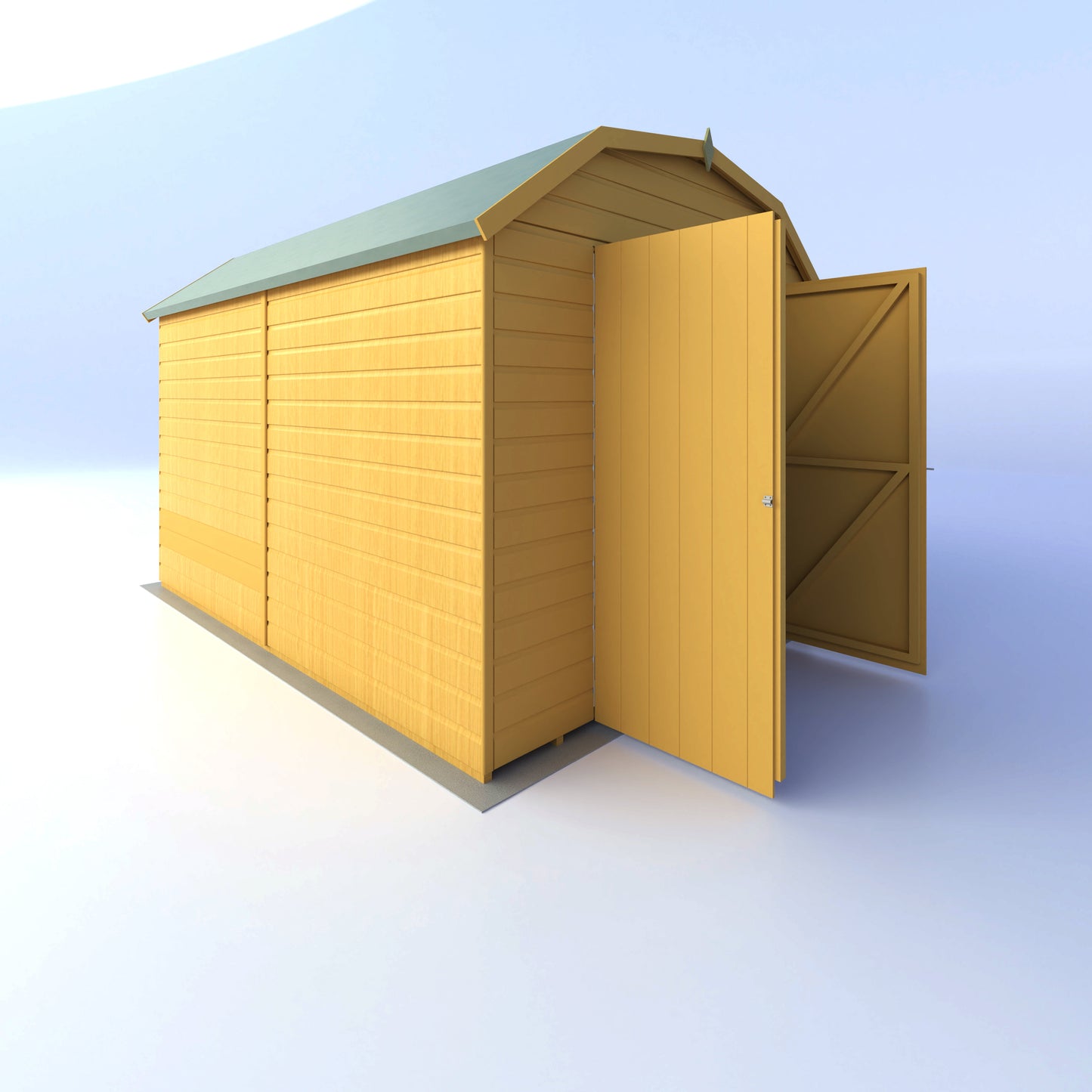 Shire Barn 10x8 Double Door Loglap