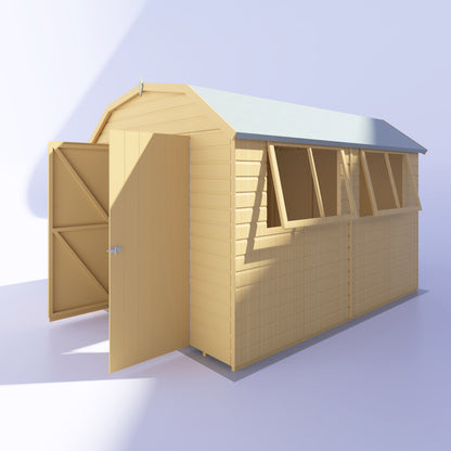 Shire Barn 10x8 Double Door Loglap