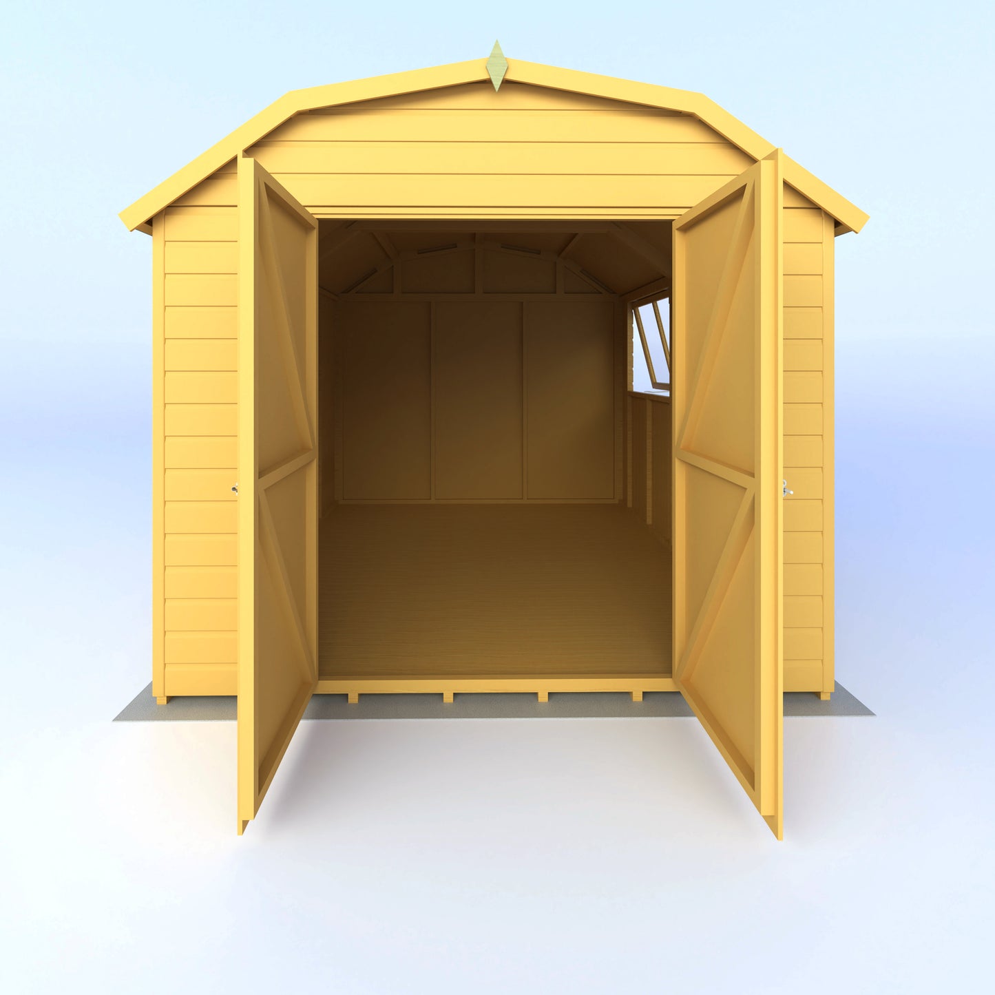 Shire Barn 10x8 Double Door Loglap