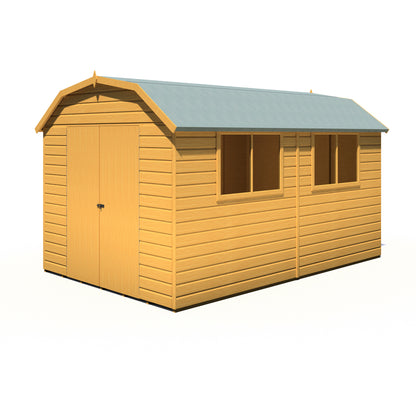 Shire Barn 12x8 Double Door Loglap