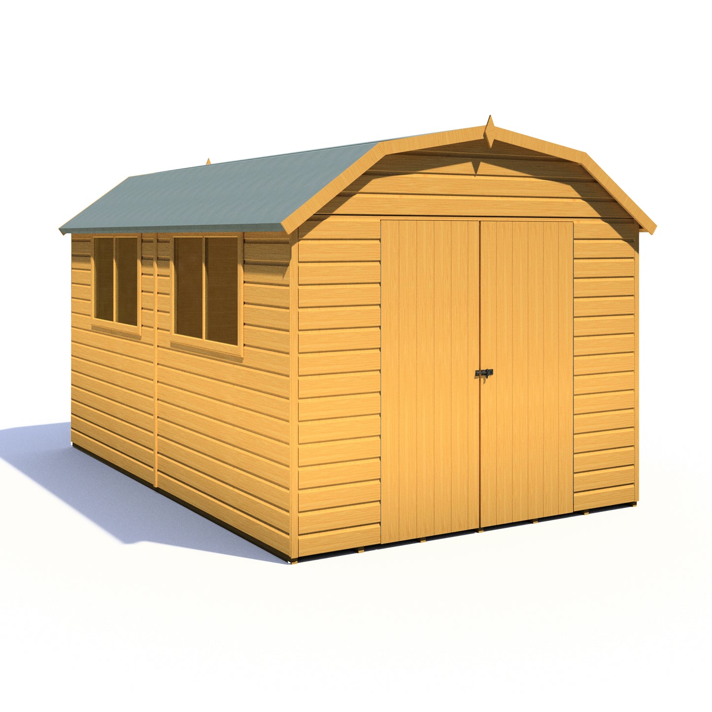 Shire Barn 12x8 Double Door Loglap