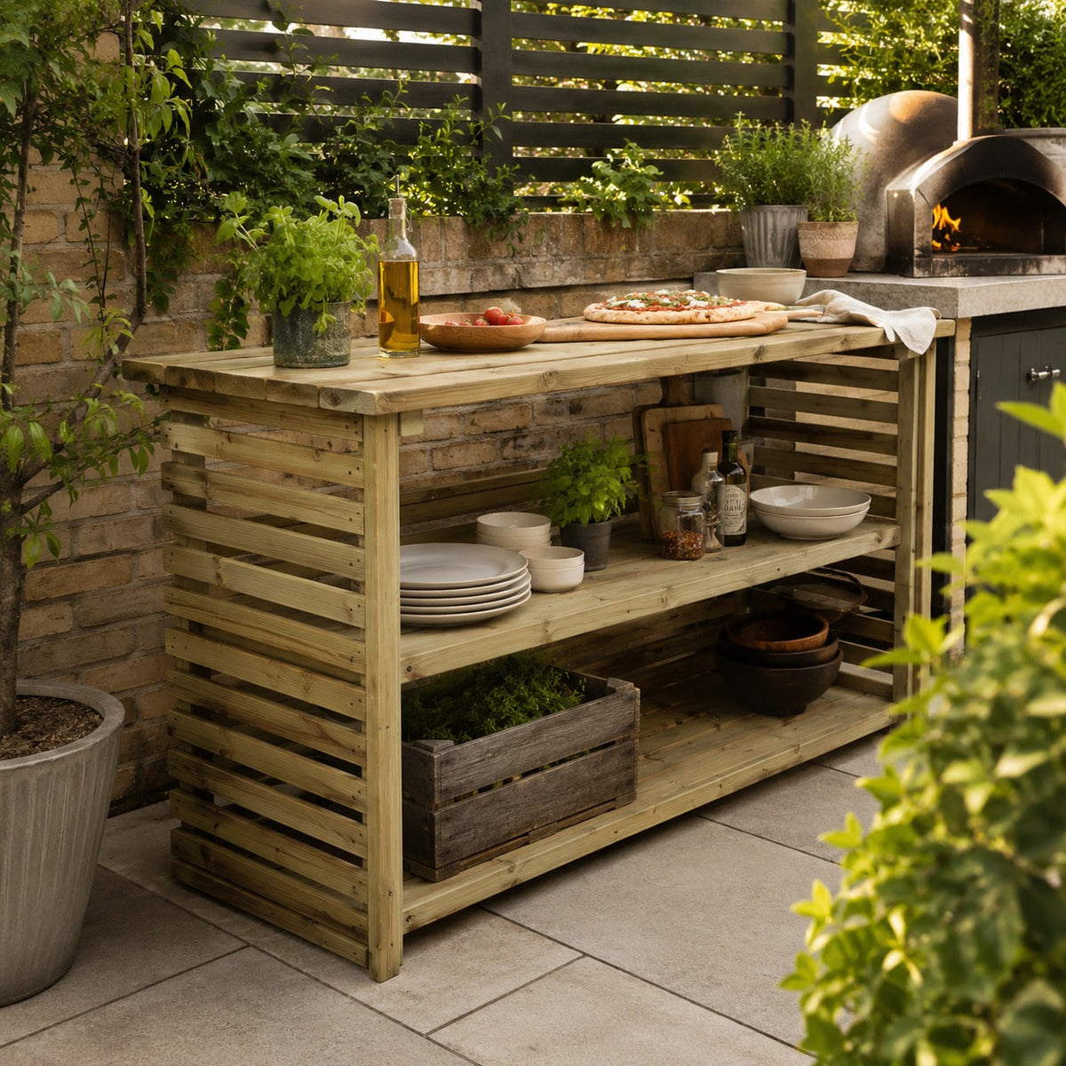 Churnet Valley Bbq & Pizza Creation Station - Xl Heavy Duty