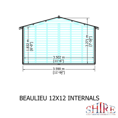 Shire Beaulieu 12x12 Shiplap