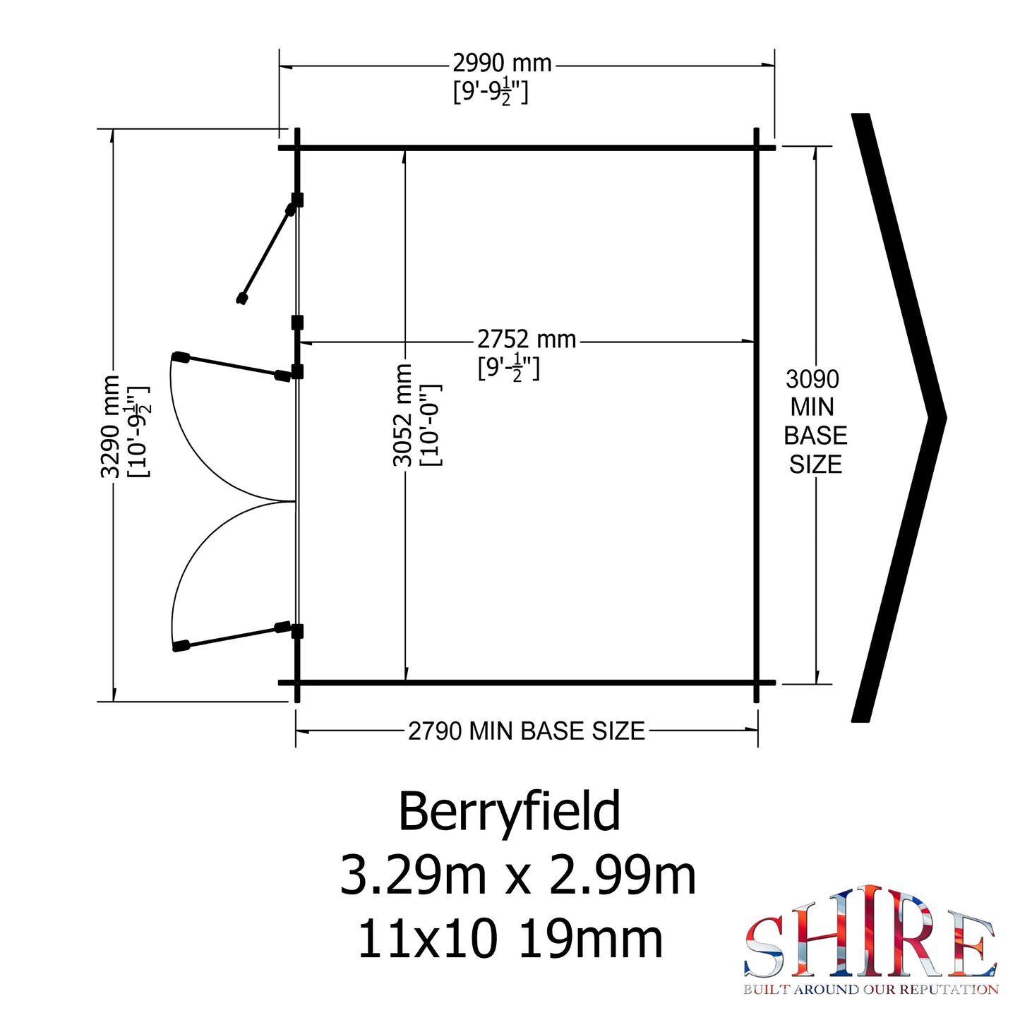 Shire Berryfield 11x10