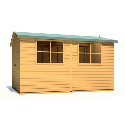 Shire Bison 12x8Double Door Shiplap