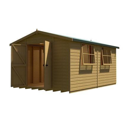 Shire Bison 14x10 Double Door Loglap