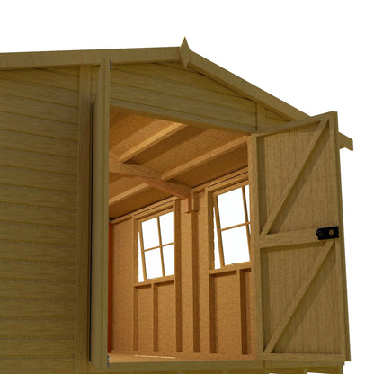 Shire Bison 14x10 Double Door Shiplap