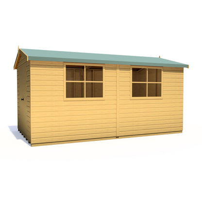 Shire Bison 14x8 Double Door Shiplap