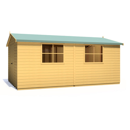 Shire Bison 16x10 Double Door Shiplap