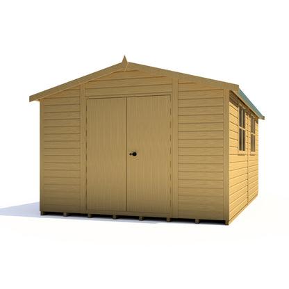 Shire Bison 16x10 Double Door Shiplap