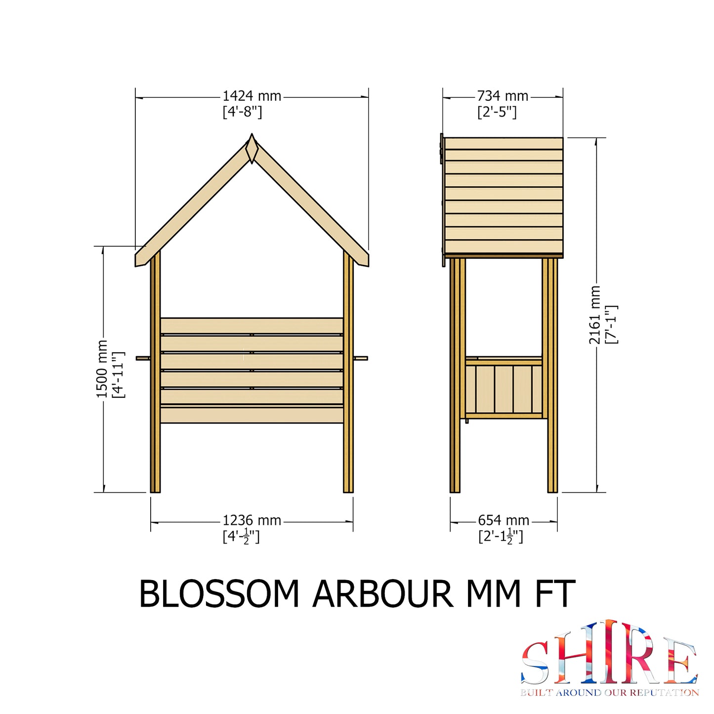 Shire Blossom Pressure treated