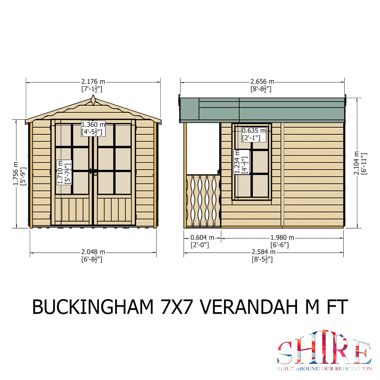 Shire Buckingham 7 x 7