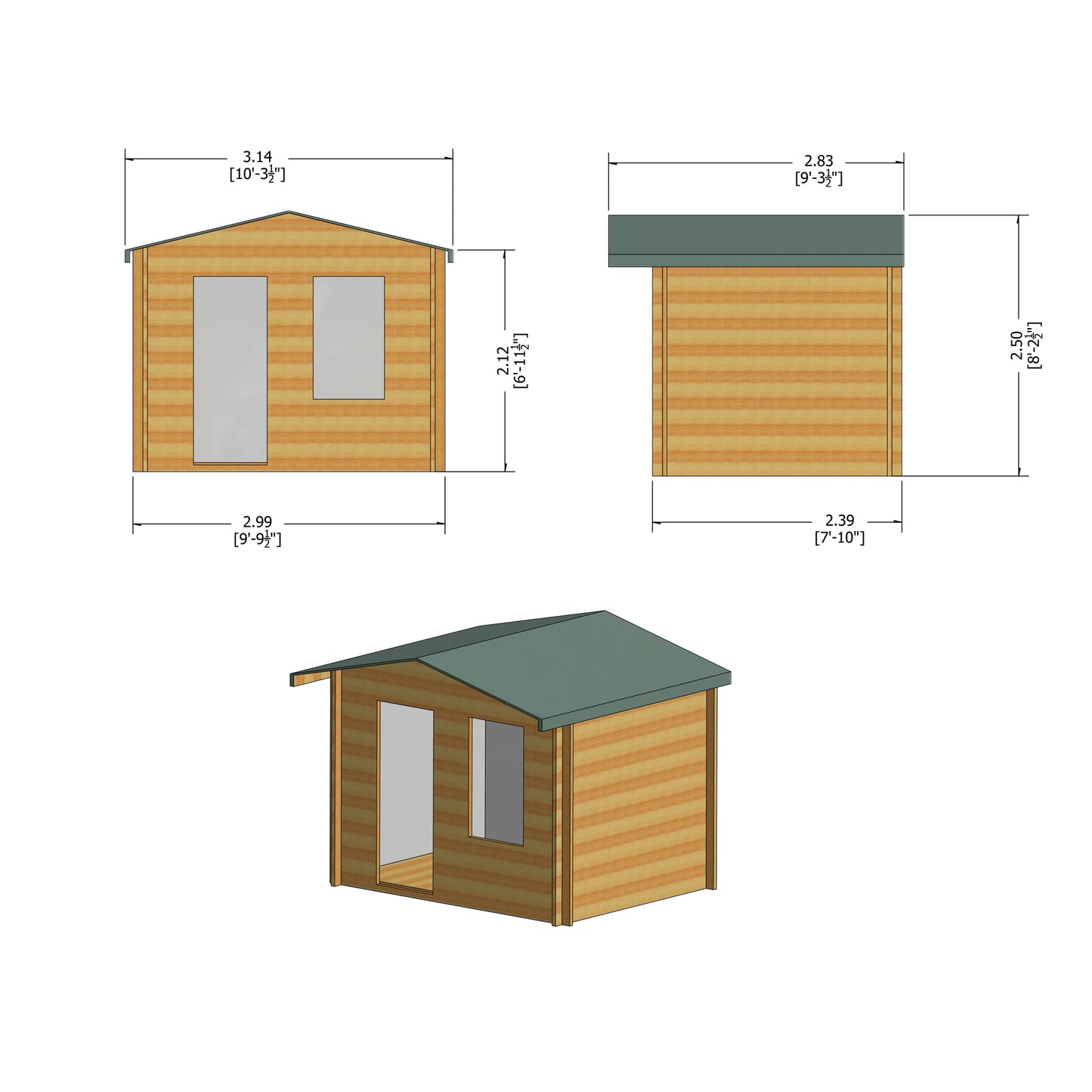 Shire Bucknells  10x8