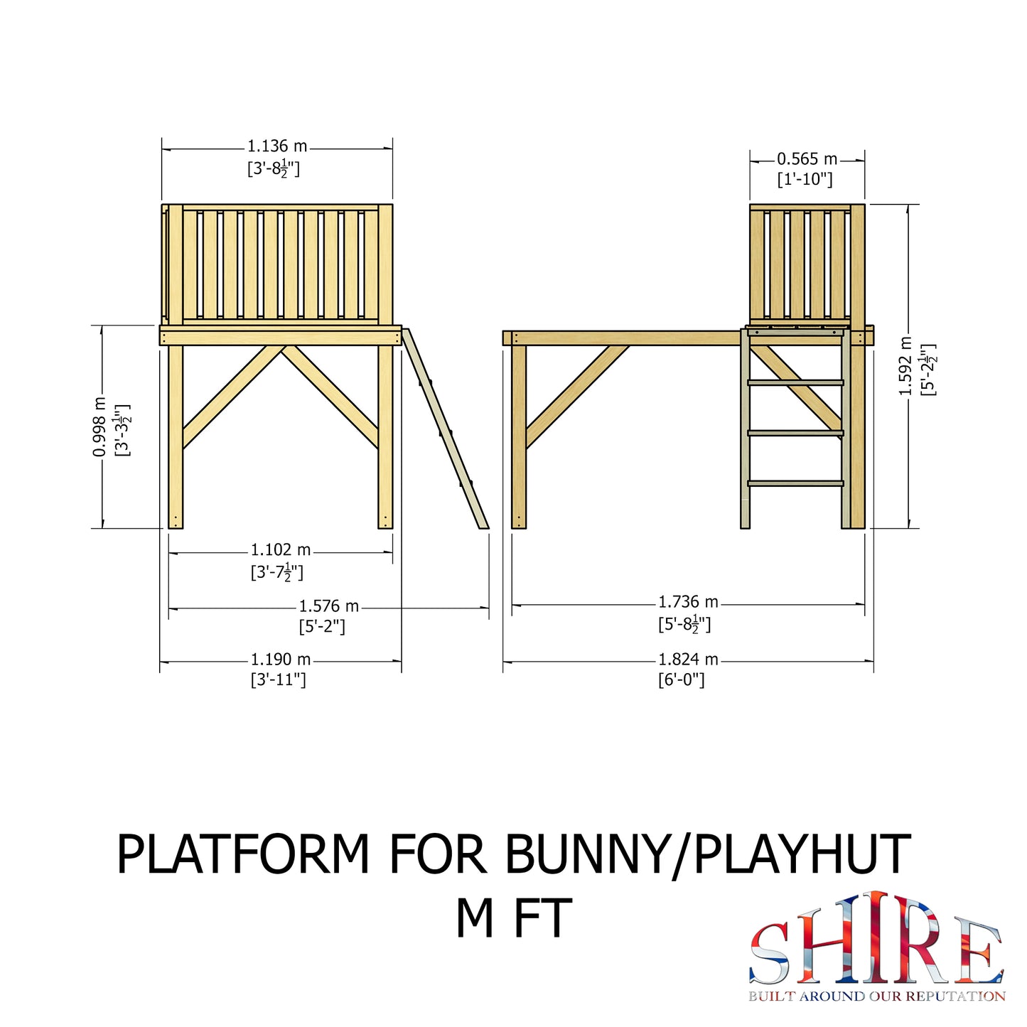 Shire Bunny + Platfom 6x4