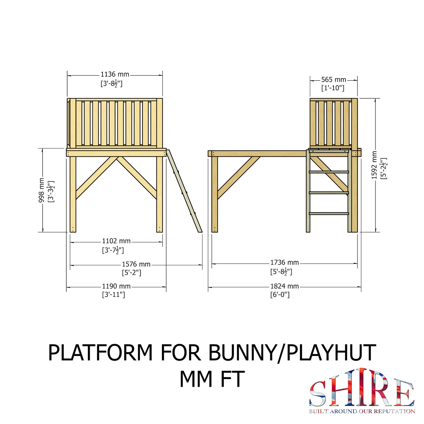 Shire Bunny + Platfom 6x4