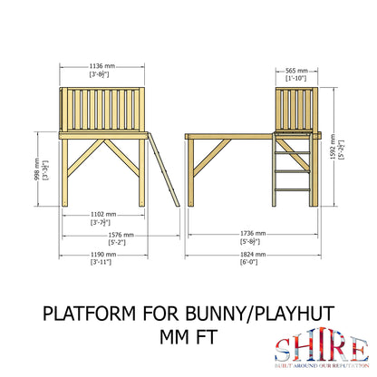 Shire Bunny + Platfom 6x4