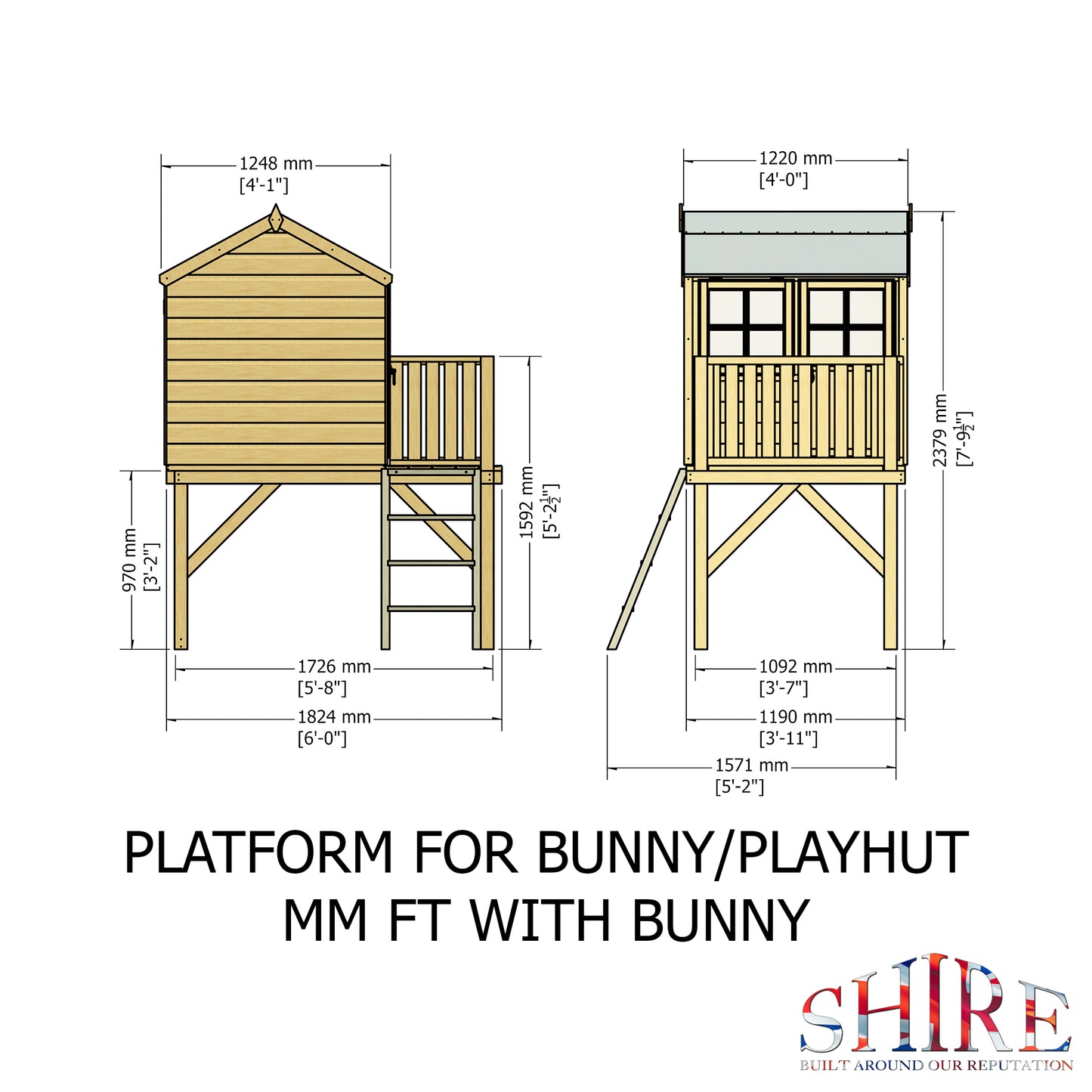 Shire Bunny + Platfom 6x4