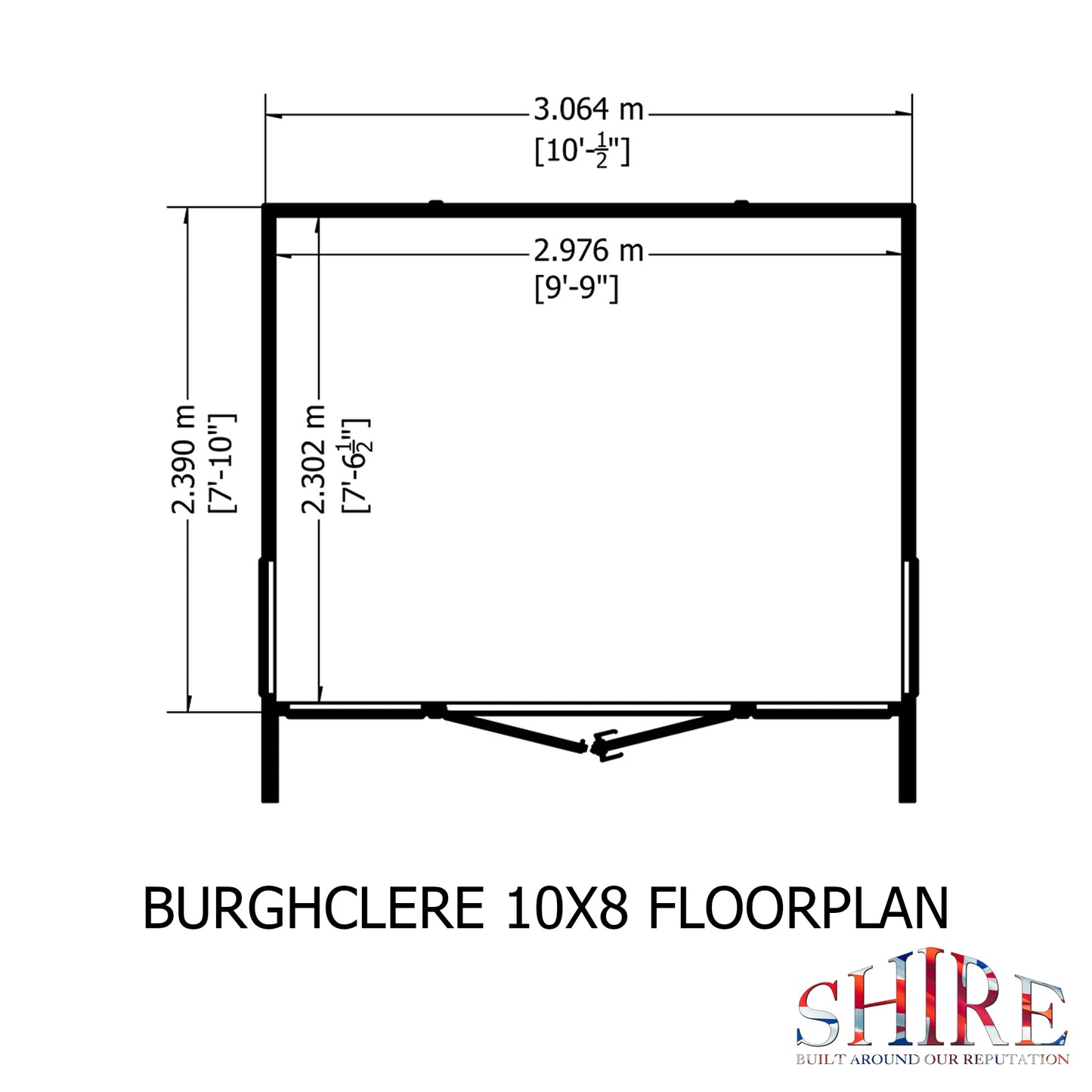 Shire Burghclere 10x8 Loglap