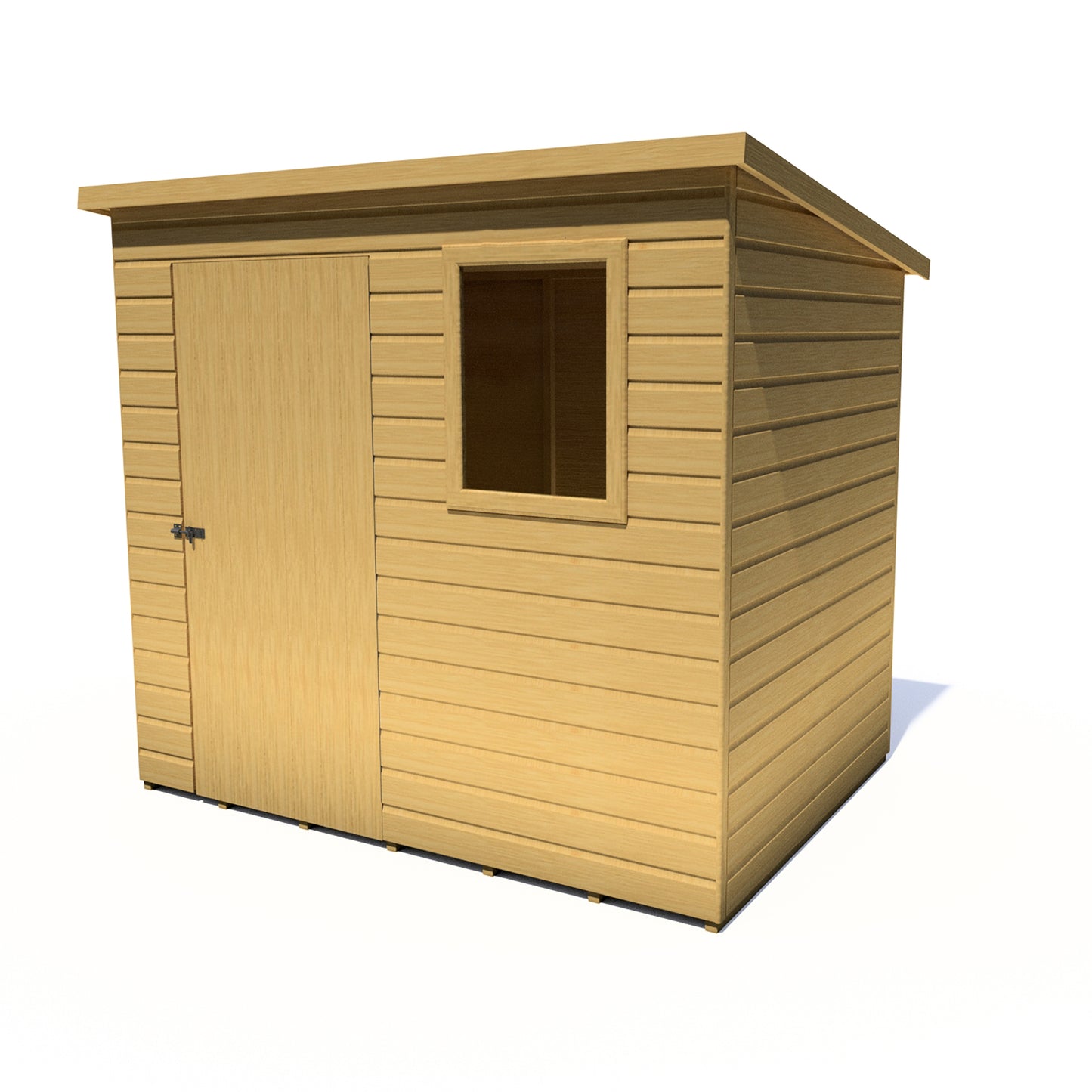 Shire Caldey Single Door 7x5 Shiplap Style D