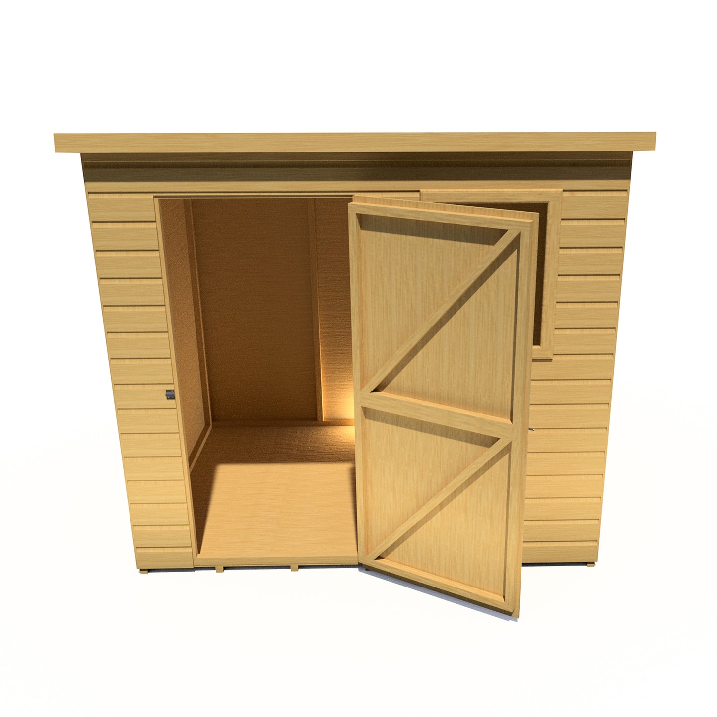 Shire Caldey Single Door 7x5 Loglap Style D