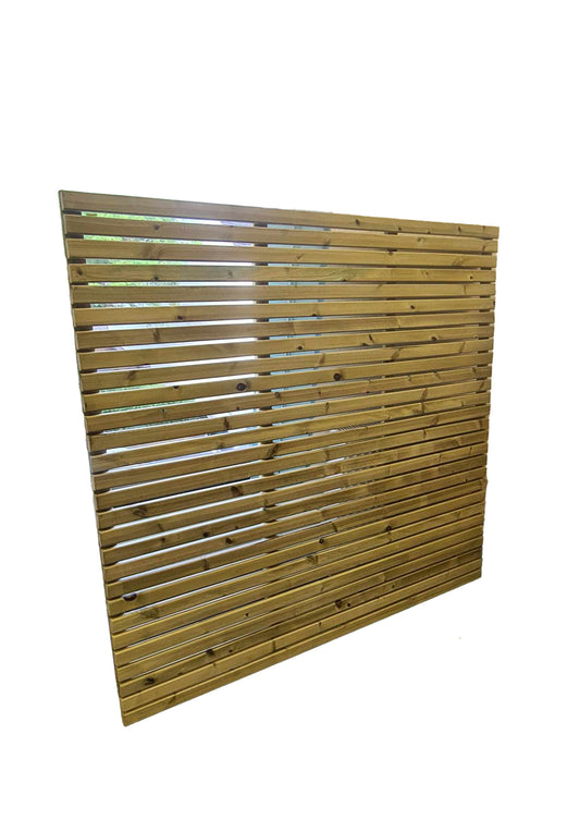 Churnet Valley Contemporary Fence Panels 6X5 (Width FT X Height FT)