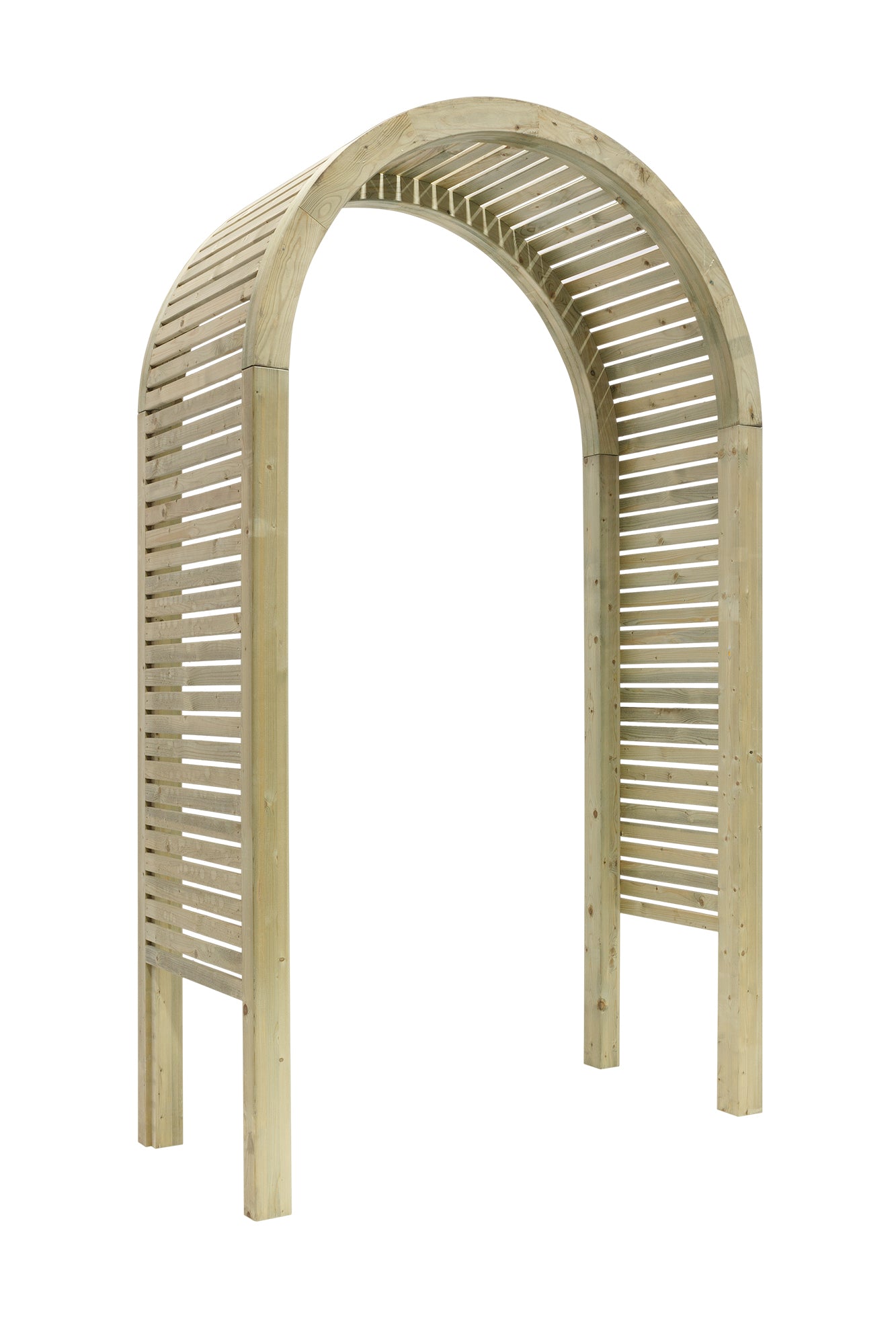 Shire Contemporary Arch Green Pressure treated