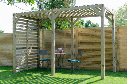 Shire Contemporary Urban Pergola Shire Contemporary Arch Green Pressure treated