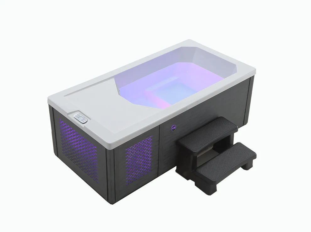 Great Lakes Chill Therapy Tub - Fill, plug in, and experience it Grey Finish