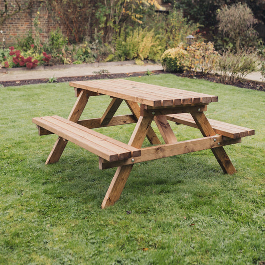 Churnet Valley Valley Deluxe Picnic Table 180Cm  Length