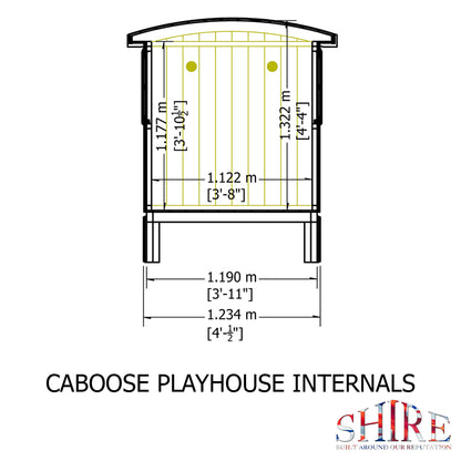 Shire Caboose 4x8 Loglap