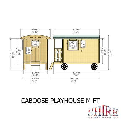 Shire Caboose 4x8 Loglap