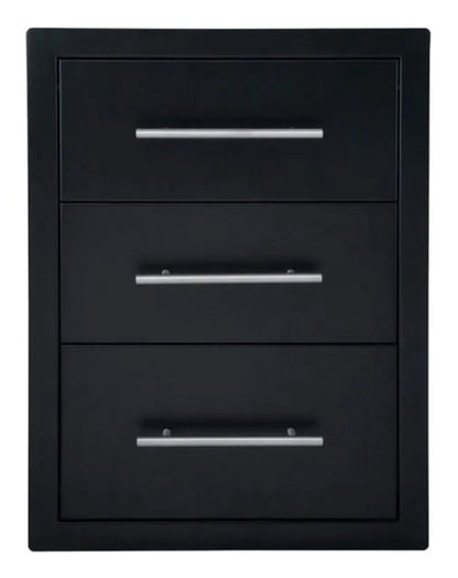 Sunstone Black Series High Triple Access Drawers