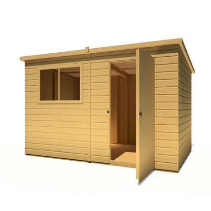 Shire Caldey Single Door 10x6 Shiplap Style C