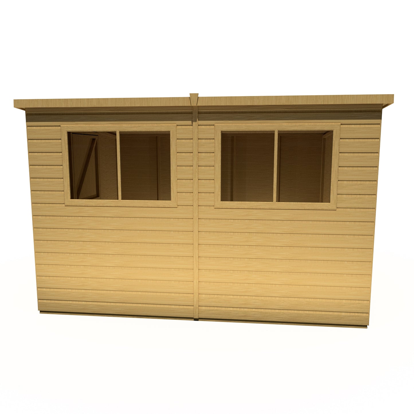 Shire Caldey Single Door 10x8 Shiplap Style A