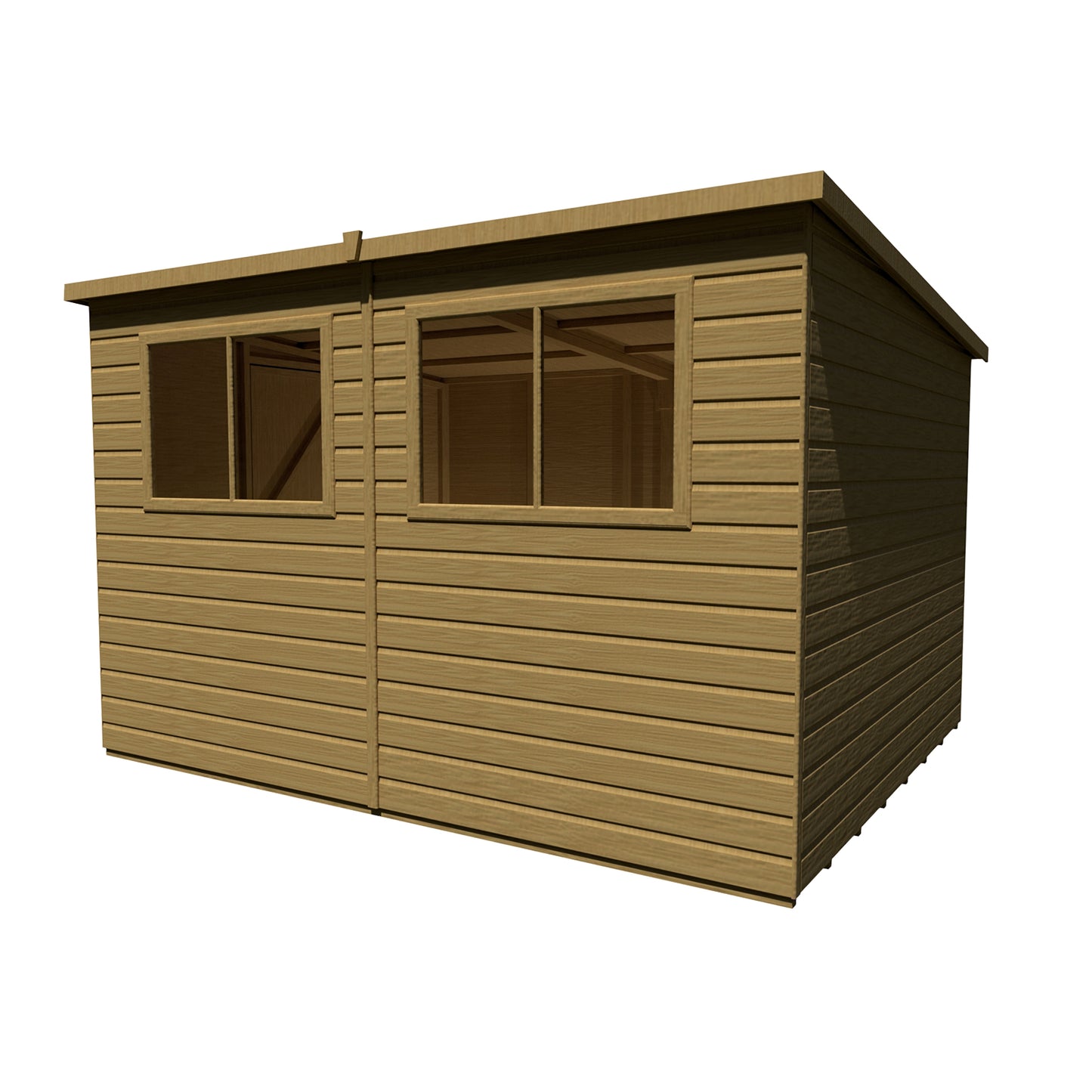 Shire Caldey Single Door 10x8 Loglap Style A