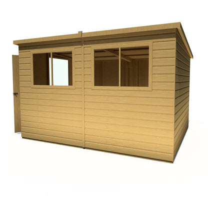 Shire Caldey Single Door 10x8 Loglap Style A