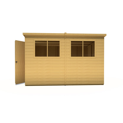 Shire Caldey Single Door 10x8 Shiplap Style A