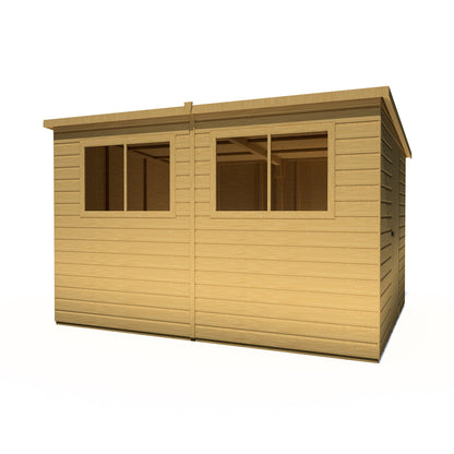 Shire Caldey Single Door 10x8 Shiplap Style B